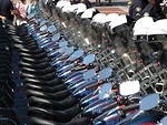 Free Stock Photo: police motorcycles