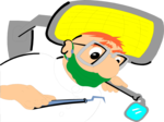 Free Stock Photo: Illustration of a dentist