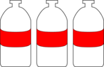 Free Stock Photo: Illustration of blood bank bottles