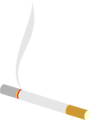 Free Stock Photo: Illustration of a burning cigarette