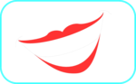 Free Stock Photo: Illustration of a smiling mouth