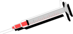 Free Stock Photo: Illustration of a syringe