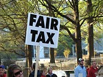 Free Stock Photo: A protest sign at the 2009 tax day tea party in Atlanta, Georgia