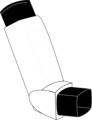 Free Stock Photo: Illustration of an inhaler