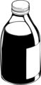Free Stock Photo: Illustration of a bottle of medicine