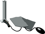 Free Stock Photo: Illustration of a blood pressure cuff