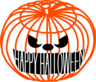 Free Stock Photo: Illustration of a jack-o-lantern with halloween text