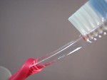 Free Stock Photo: Closeup of a toothbrush