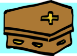 Free Stock Photo: Illustration of a coffin