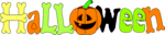 Free Stock Photo: Illustration of halloween text with a jack-o-lantern