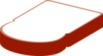 Free Stock Photo: Illustration of a slice of bread