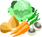 Free Stock Photo: Illustration of assorted vegetables