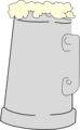 Free Stock Photo: Illustration of a mug of beer
