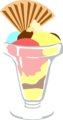 Free Stock Photo: Illustration of an ice cream sundae