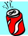 Free Stock Photo: Illustration of a can of soda