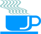 Free Stock Photo: Illustration of a cup of hot coffee