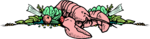 Free Stock Photo: Illustration of a lobster sea food display