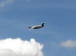 Free Stock Photo: A military cargo plane flying in the sky