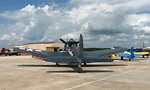 Free Stock Photo: A vintage WW2 airplane at the 2009 Robins AFB Air Show