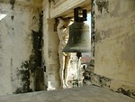 Free Stock Photo: Statue of man and church bell