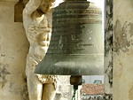 Free Stock Photo: Statue of a man and bell