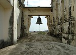 Free Stock Photo: Statues of men and a bell