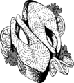 Free Stock Photo: Illustration of salmon filets