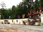Free Stock Photo: An empty jousting arena at the 2009 Georgia Renaissance Festival
