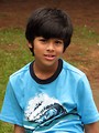 Free Stock Photo: A young latino boy posing outdoors