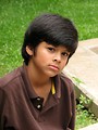 Free Stock Photo: A young latino boy posing outdoors