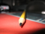 Free Stock Photo: Close-up of a sharpened pencil