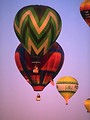 Free Stock Photo: Hot air balloons flying in the sky