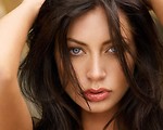 Free Stock Photo: Close-up portrait of a beautiful brunette