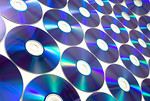 Free Stock Photo: CDs on a white background