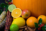 Free Stock Photo: Close-up of mixed fruits and vegetables