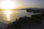 Free Stock Photo: The sun rising up over a lake
