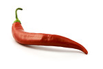 Free Stock Photo: A chili pepper isolated on a white background