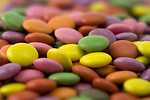 Free Stock Photo: A close-up of hard shelled candies