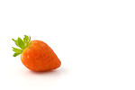 Free Stock Photo: A strawberry isolated on a white background