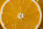 Free Stock Photo: Close-up of a sliced orange