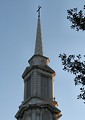 Free Stock Photo: Church steeple in the sunset