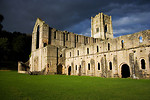 Free Stock Photo: Fountains Abbey in Yorkshire at night