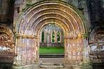 Free Stock Photo: An old stone gate in Fountains Abbey in Yorkshire