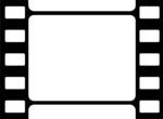Free Stock Photo: Illustration of a blank filmstrip border