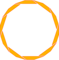 Free Stock Photo: Illustration of a blank orange circular frame