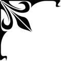 Free Stock Photo: Illustration of an upper left frame corner