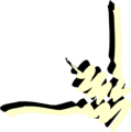 Free Stock Photo: Illustration of a lower right frame corner