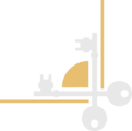Free Stock Photo: Illustration of a lower right frame corner with gray keys