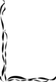 Free Stock Photo: Illustration of a lower left frame corner