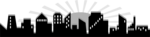 Free Stock Photo: Illustration of a city skyline